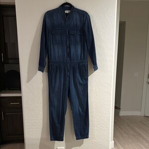 Stylish Blue Denim Jumpsuit